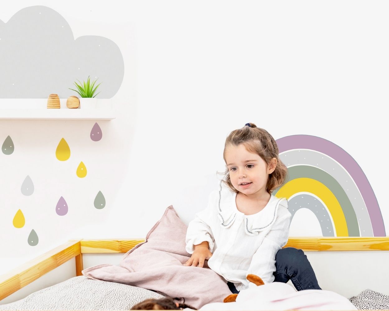 Wandtattoo Regenbogen fürs Kinderzimmer